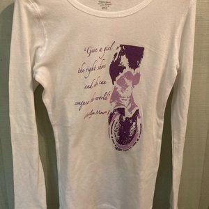 Cowgirlsforacause long sleeve women's cotton thermal tee